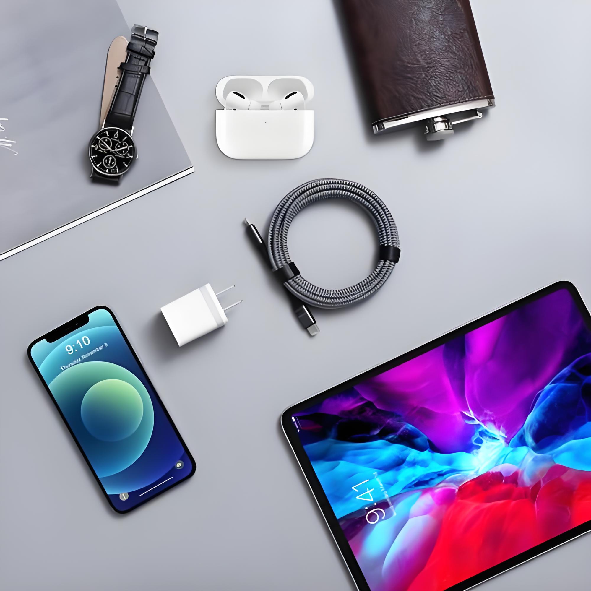 桌子上放着不同颜色的手机
中度可信度描述已自动生成